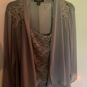 Mother of the bride 2 piece dress